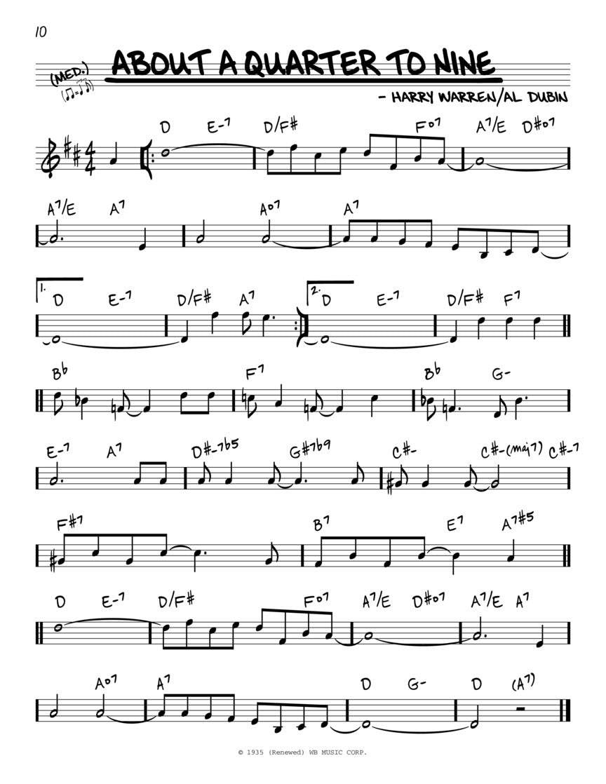 The Real Book B Flat Instruments Volume 6 (400 Songs)