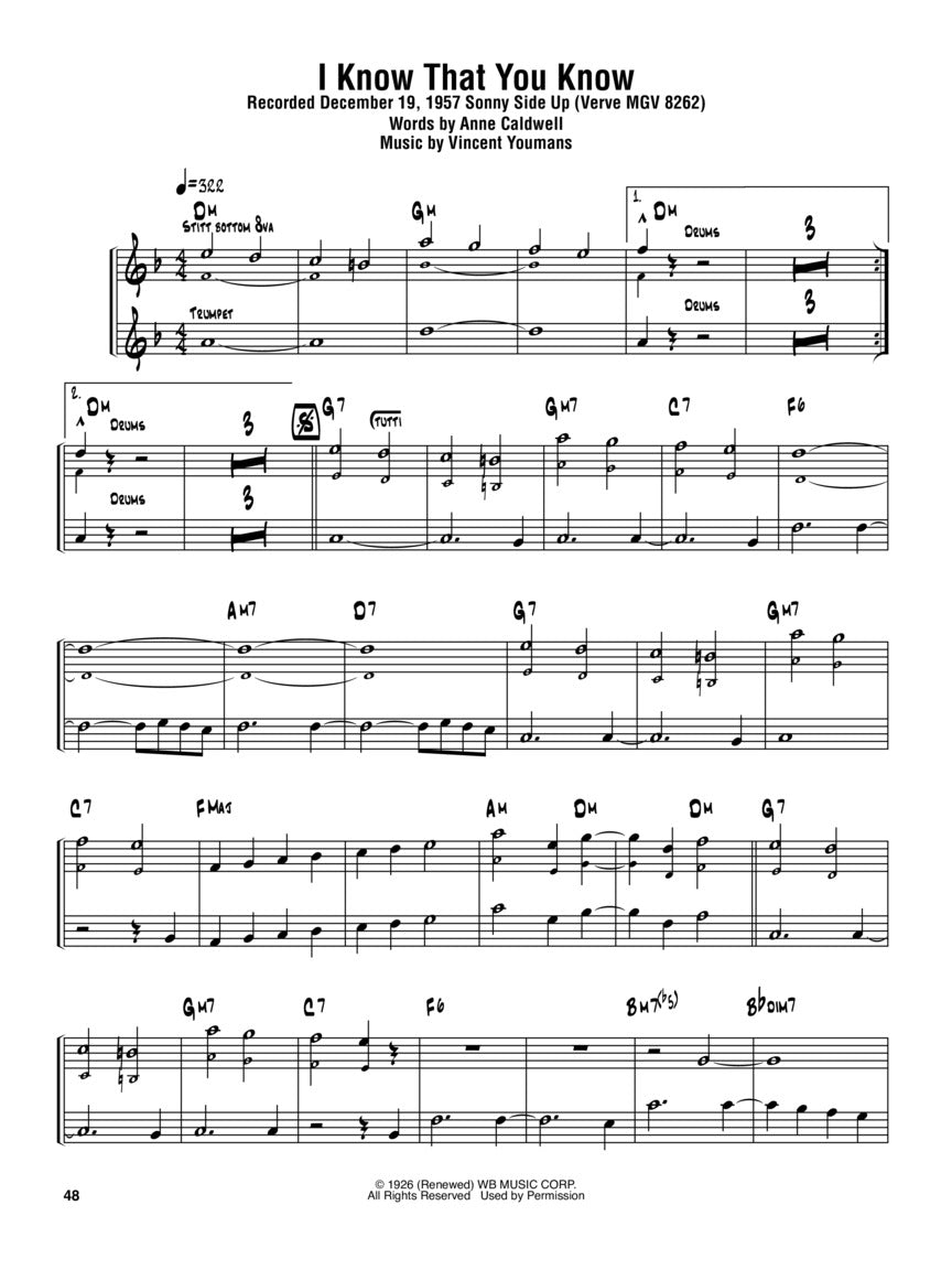 Sonny Rollins Omnibook - B Flat Instruments