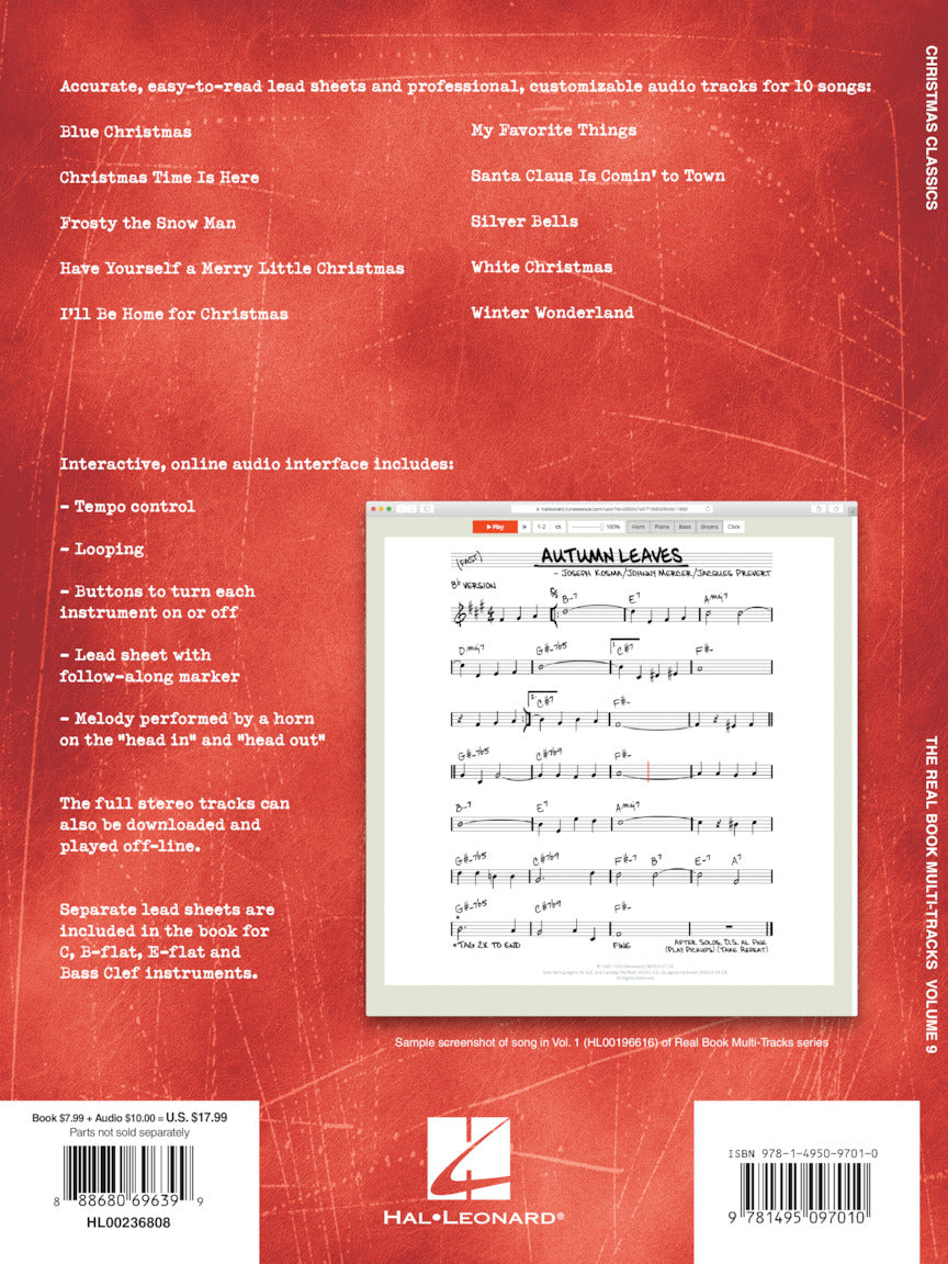 Christmas Classics Play Along Volume 9 Book/Ola