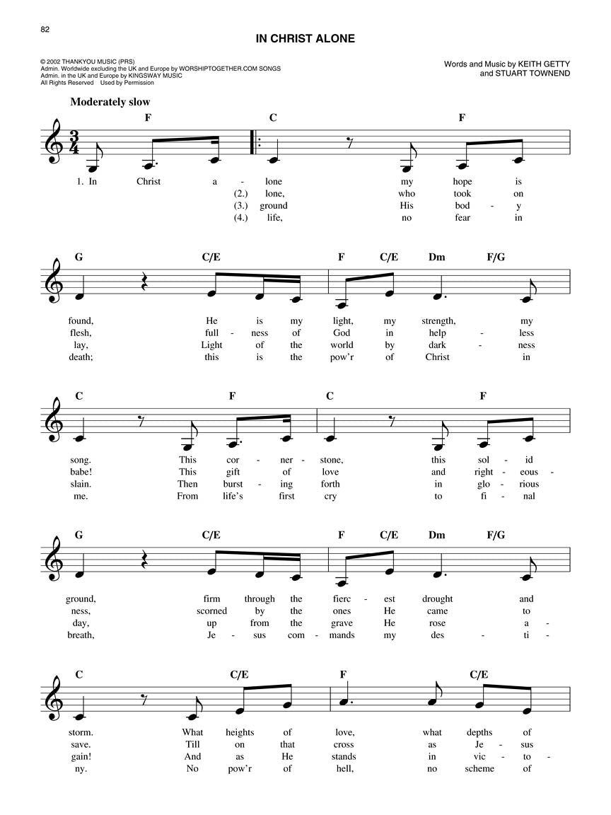Easy Worship Fake Book - 100 Songs In Key Of C