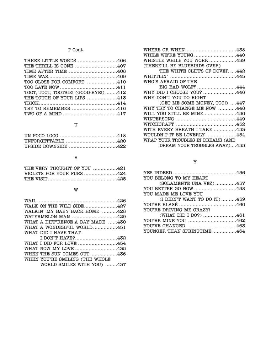 The Real Book Volume 3 - E Flat Edition (400 Songs)