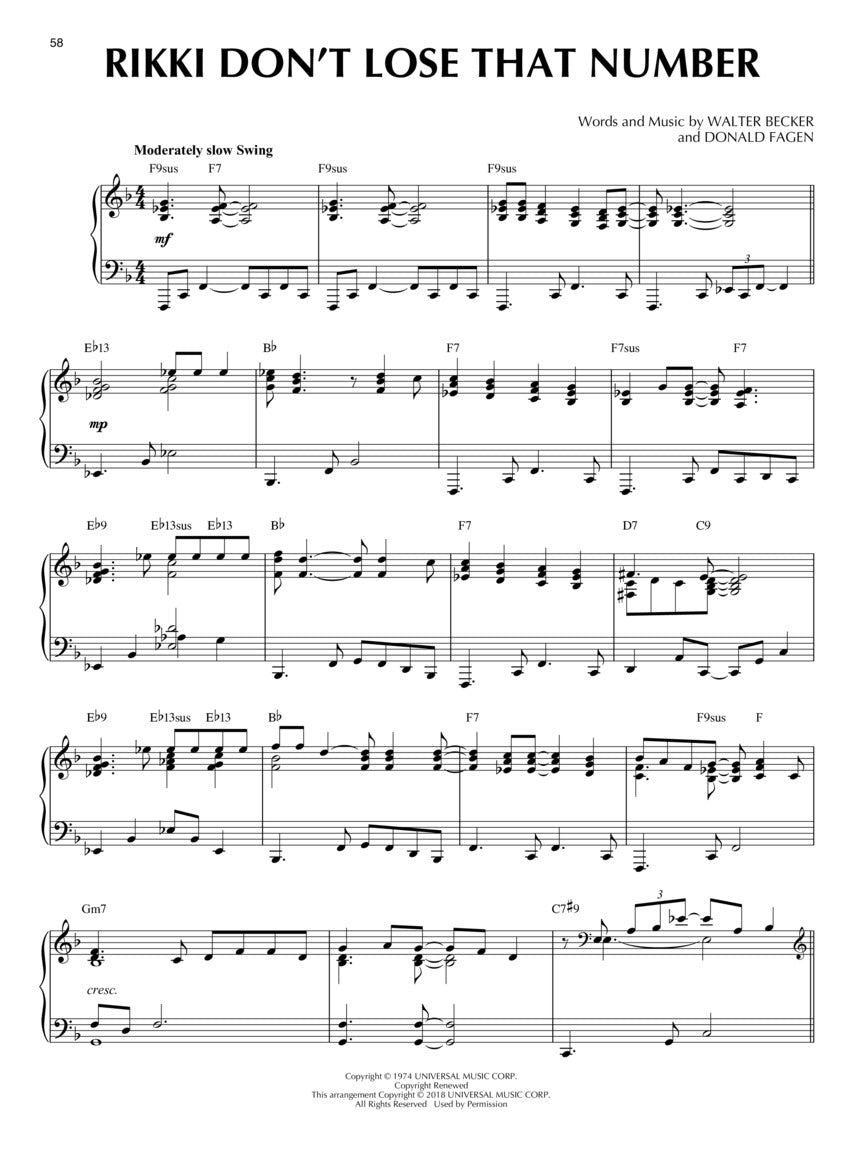 Jazz Rock - Jazz Piano Solo Series Volume 53 Book