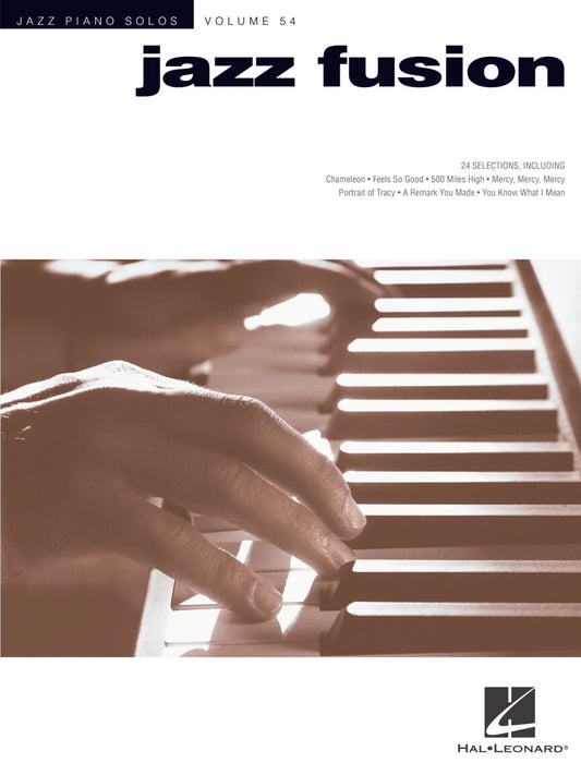 Jazz Fusion - Jazz Piano Solos Series Volume 54 Book