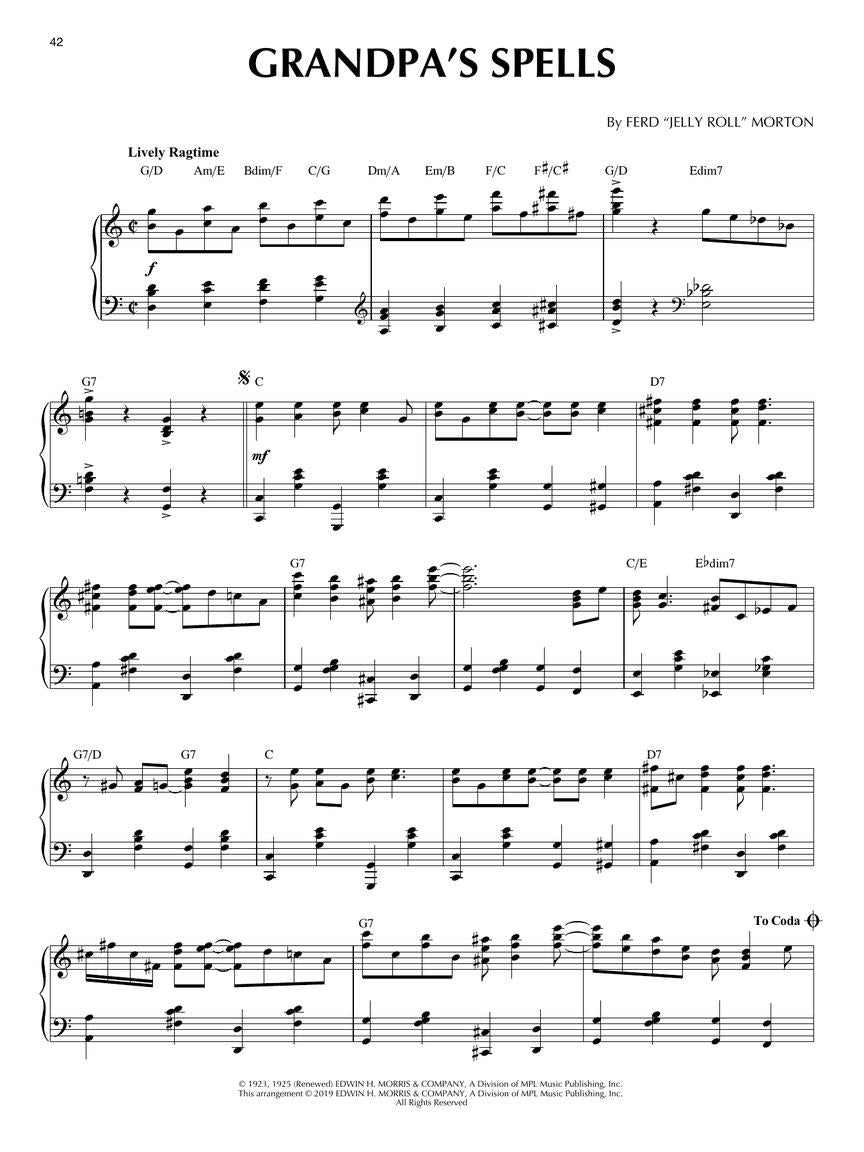 Ragtime - Jazz Piano Solos Series Volume 55 Book