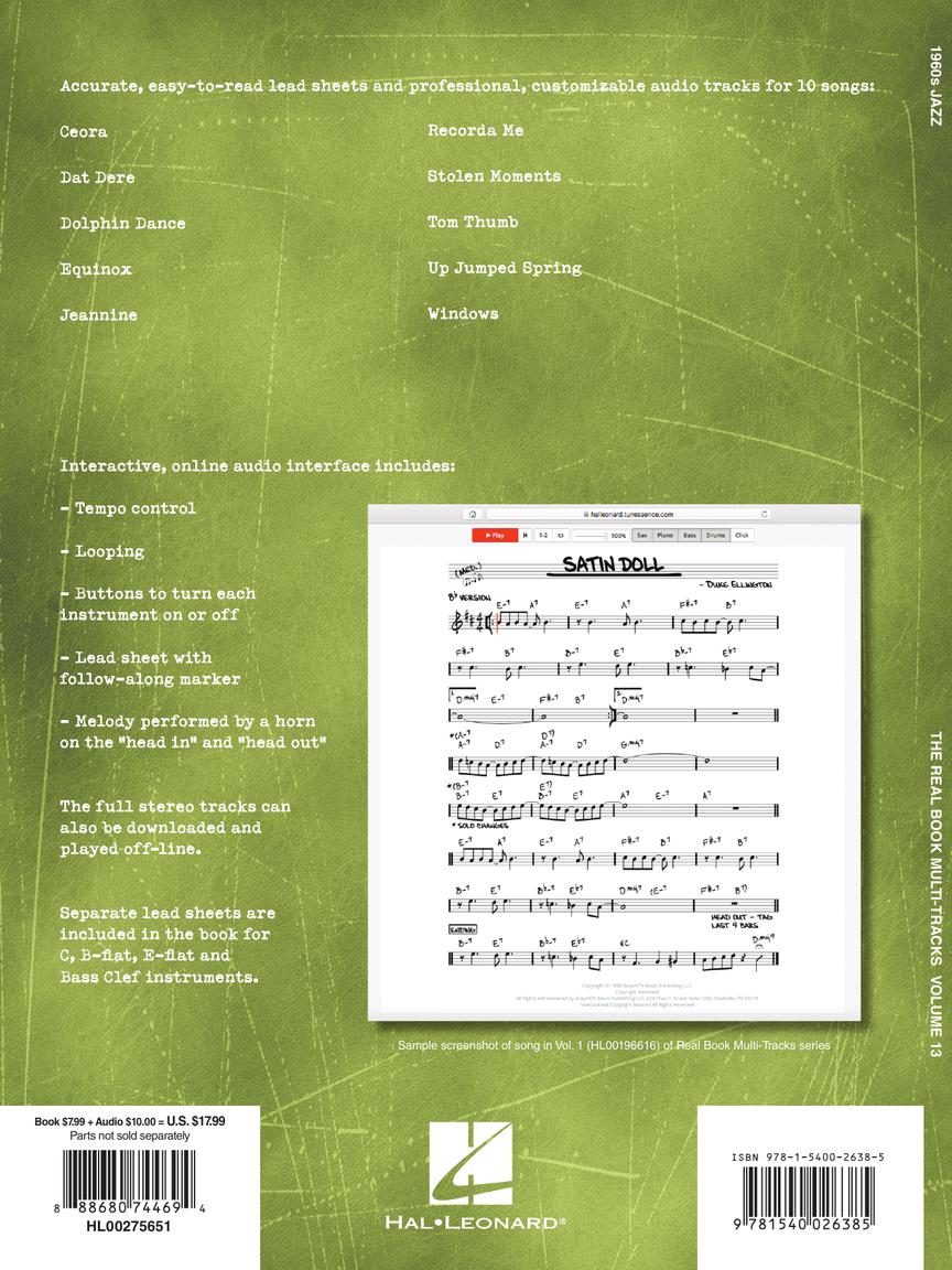 1960's Jazz Play Along Volume 13 Book/Olm