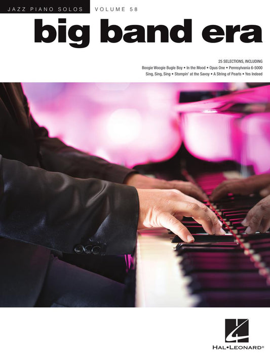 Big Band Era - Jazz Piano Solos Series Volume 58 Book