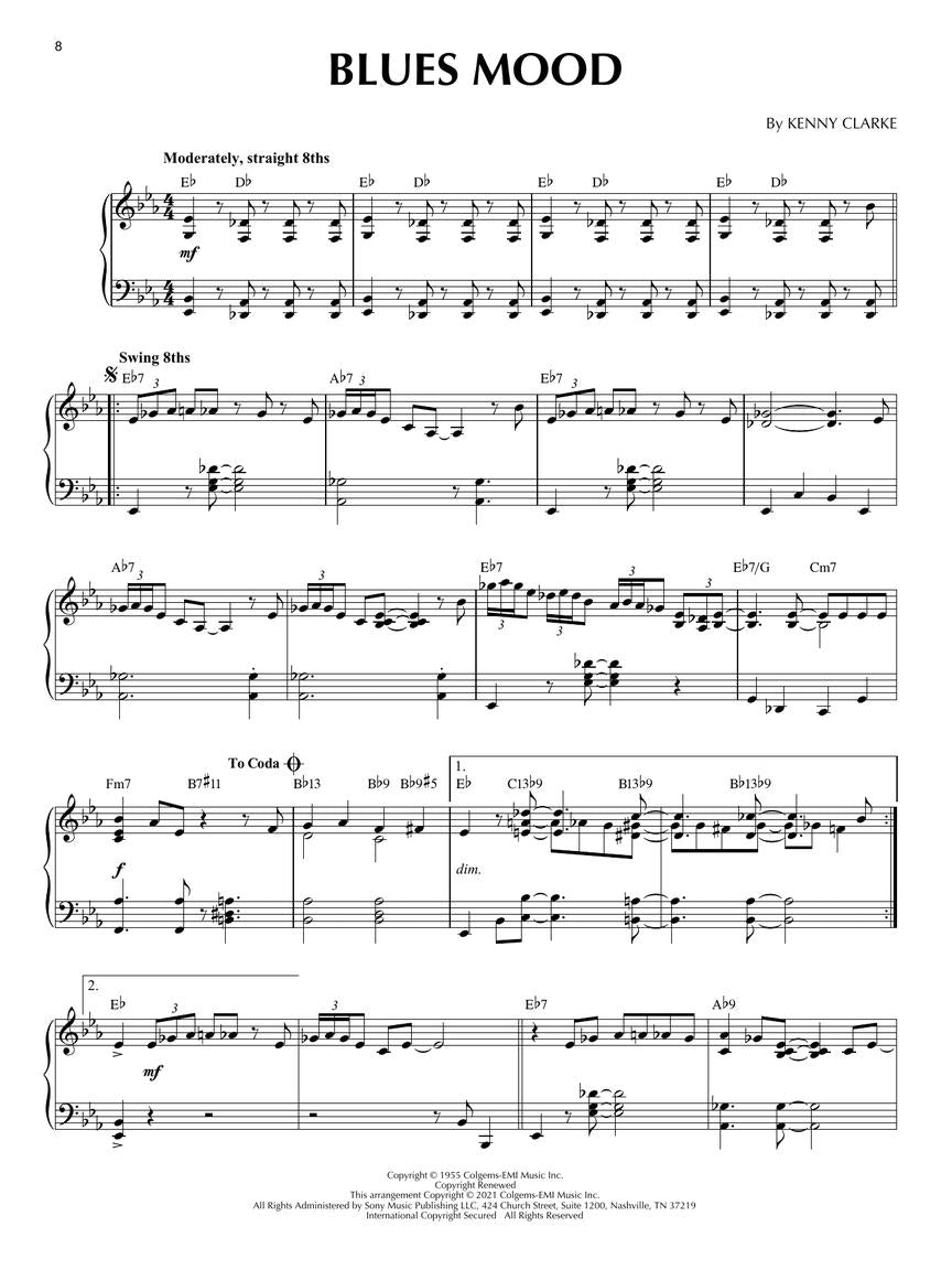 West Coast Jazz - Jazz Piano Solos Series Volume 59 Book