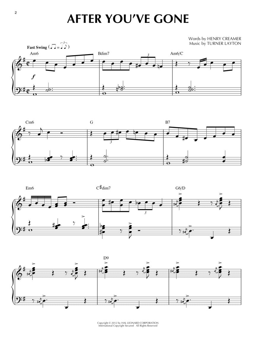 Gypsy Jazz - Jazz Piano Solos Volume 20 Book