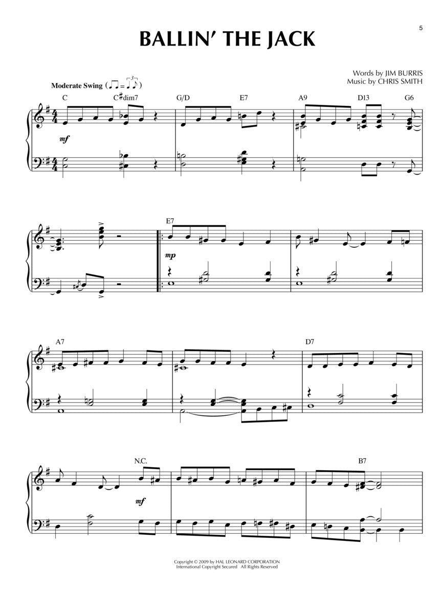 Swinging Jazz - Jazz Piano Solos Volume 12 Book