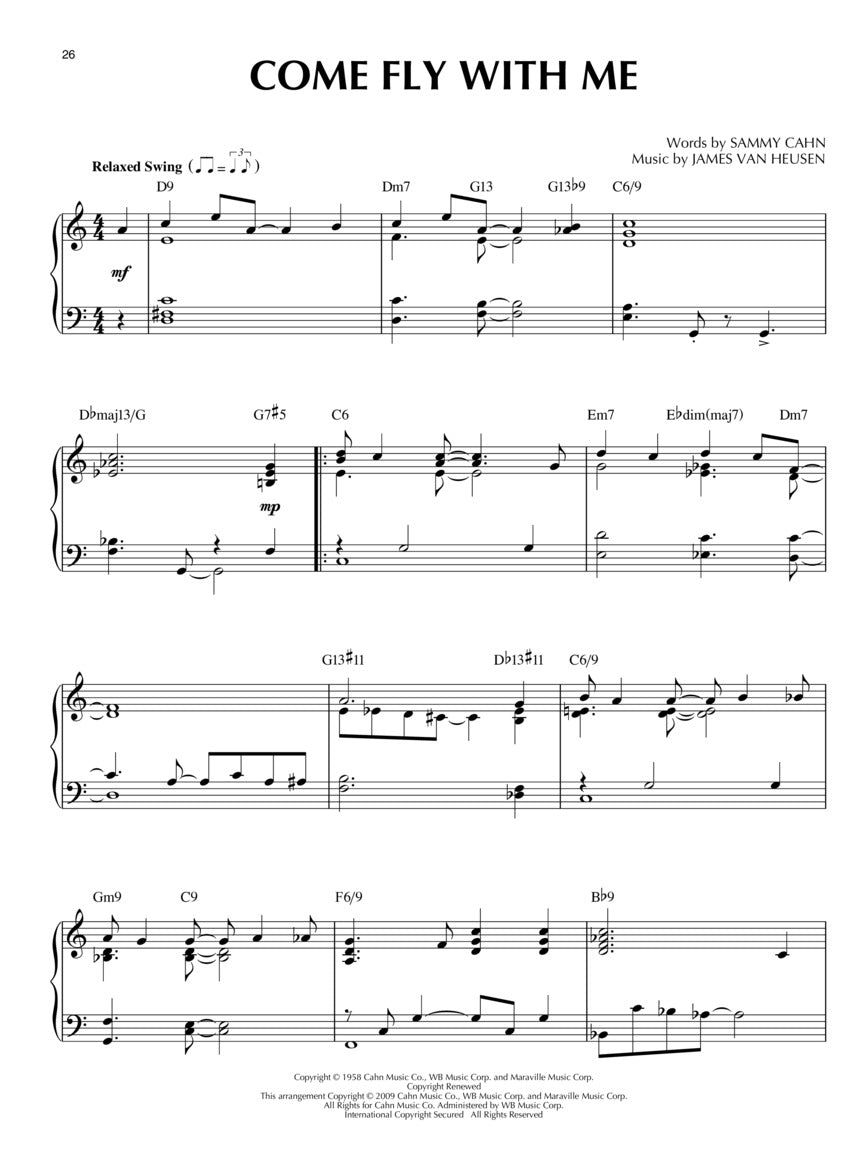 Swinging Jazz - Jazz Piano Solos Volume 12 Book