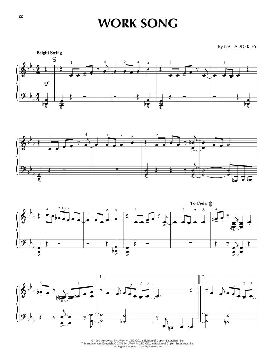 Hard Bop - Jazz Piano Solos Volume 6 2nd Edition Book