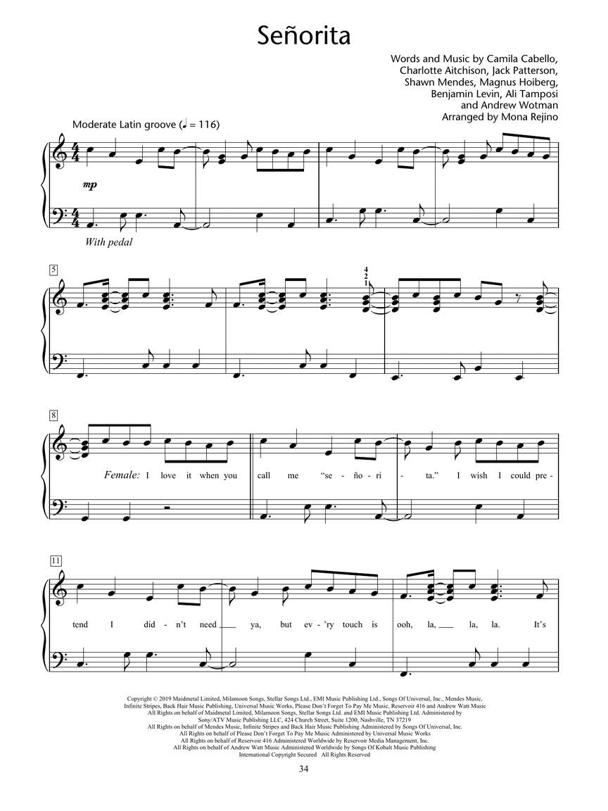 HLSPL - Cool Pop Piano Songbook - 8 Chart Hits for Solo Piano