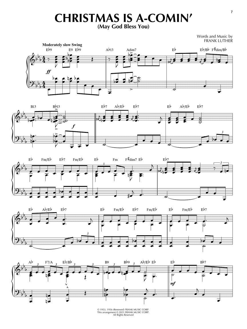 Christmas Classics - Jazz Piano Solos Volume 61 Book