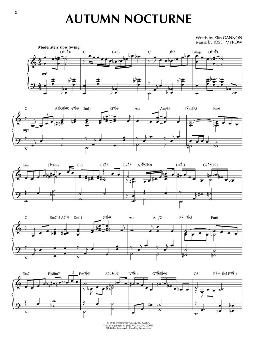 Coffee Table Jazz - Jazz Piano Solos Series Volume 62 Book