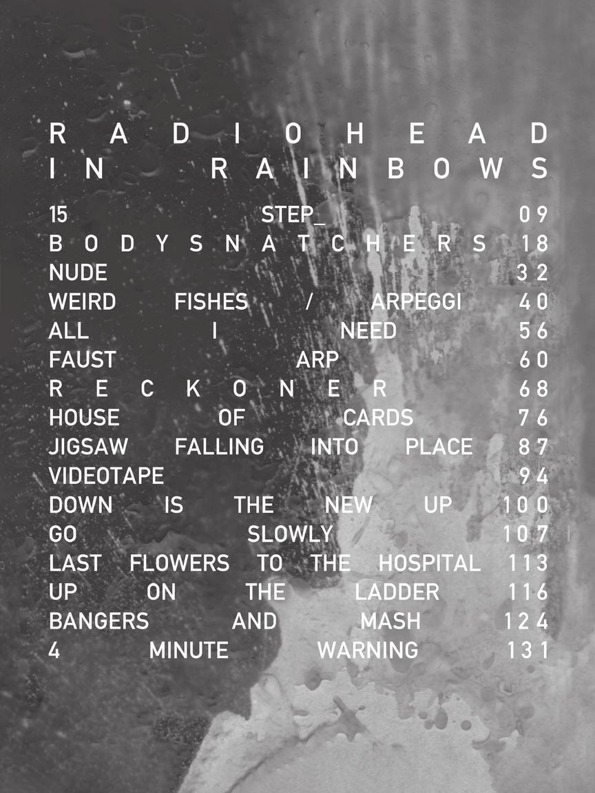 Radiohead - In Rainbows Guitar Tab Book