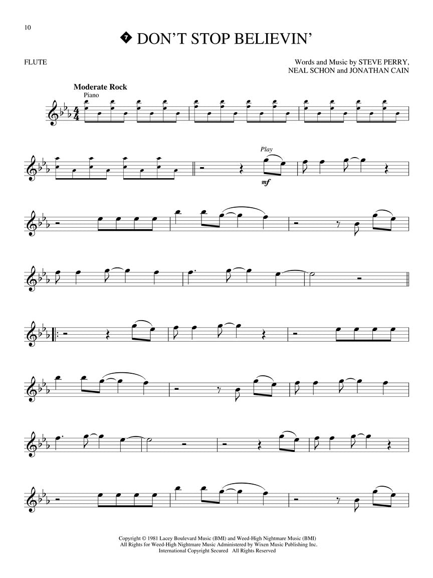 Glee Instrumental Play-Along for Flute Book/Cd