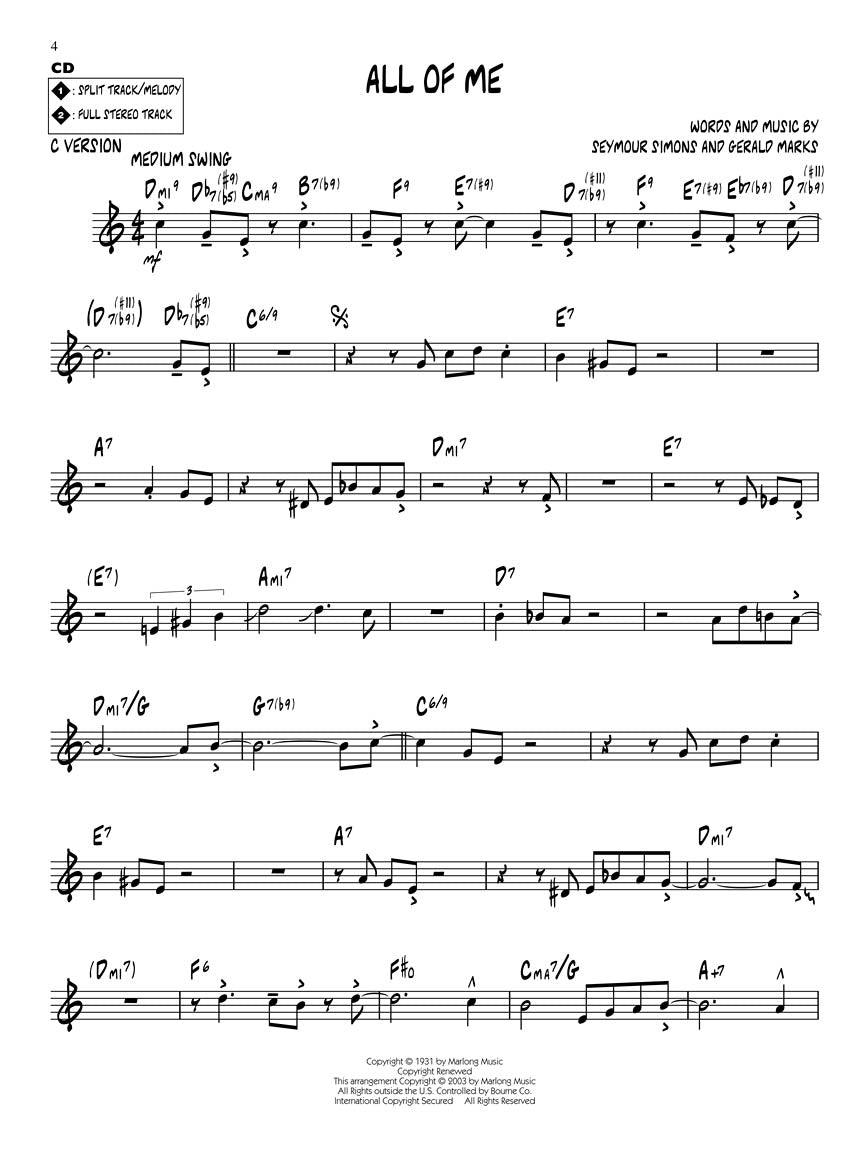 Count Basie - Jazz Play Along Volume 117 Book/Cd