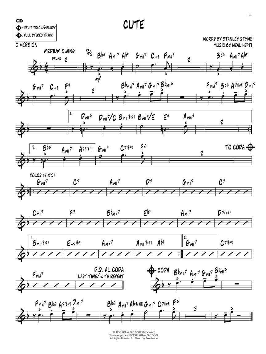 Count Basie - Jazz Play Along Volume 117 Book/Cd