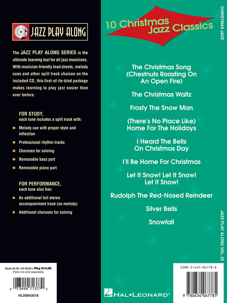 Christmas Jazz - Jazz Play Along Volume 25 Book/Cd