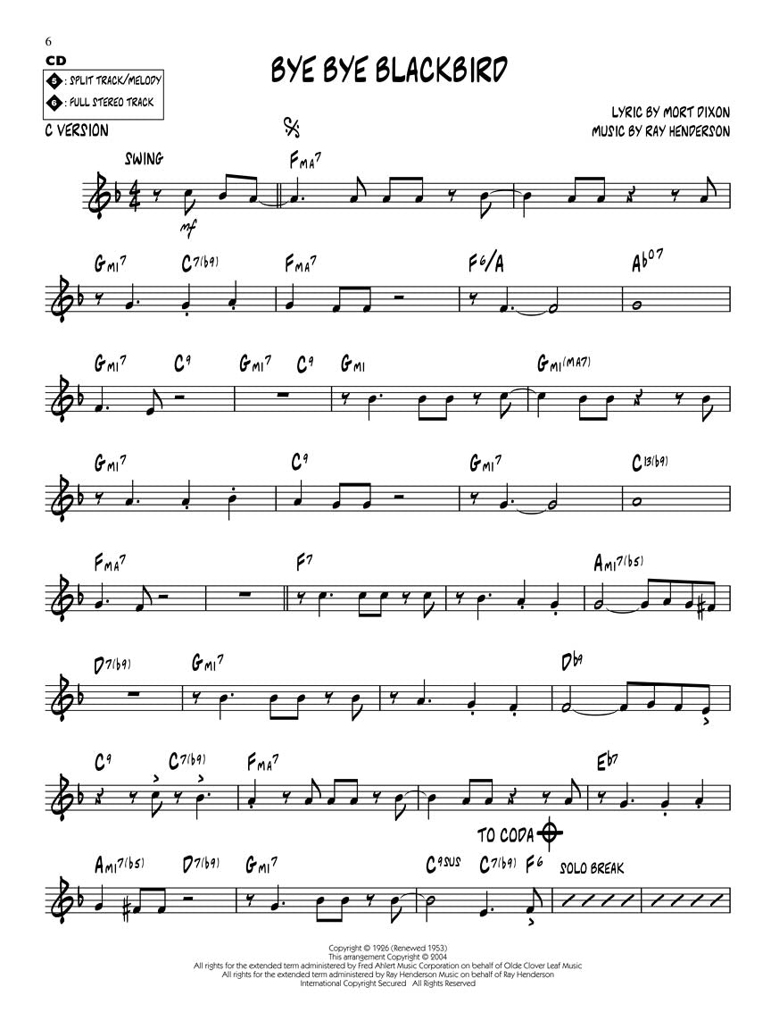 All Time Standards - Jazz Play Along Volume 34 Book/Cd