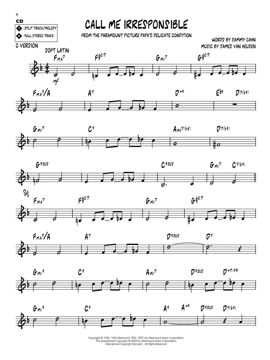 All Time Standards - Jazz Play Along Volume 34 Book/Cd