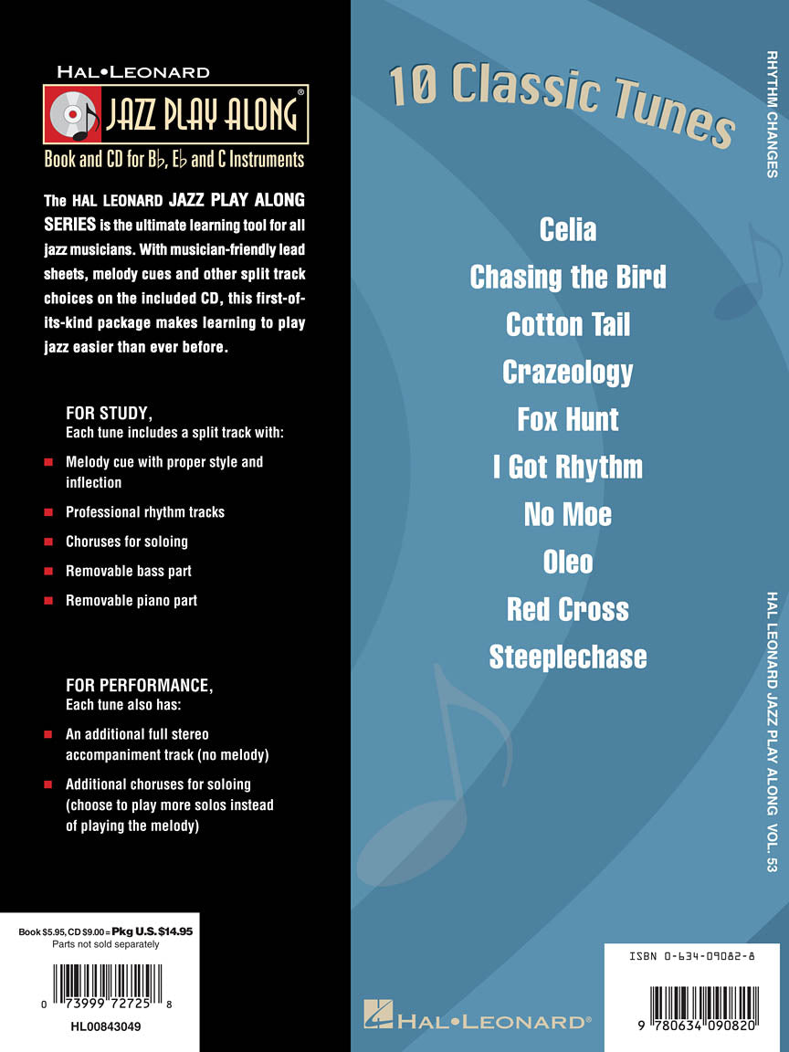 Rhythm Changes - Jazz Play Along Volume Book/Cd