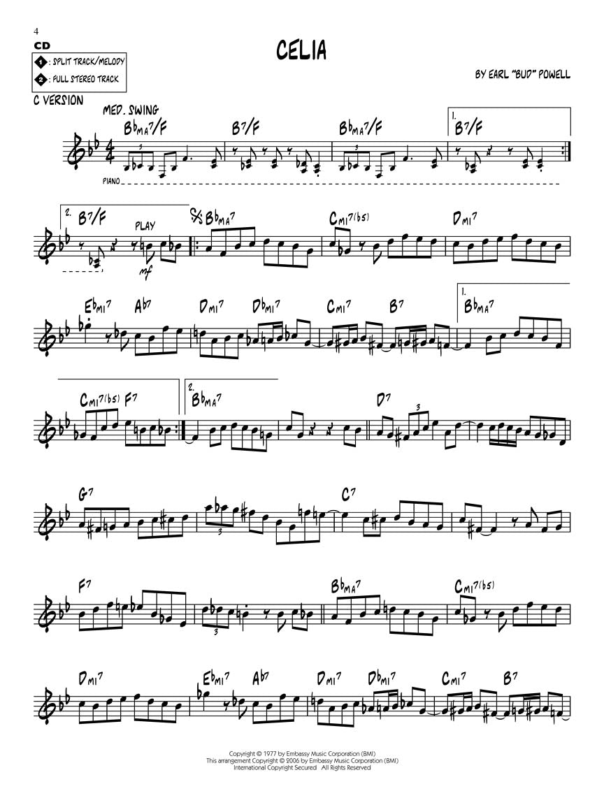 Rhythm Changes - Jazz Play Along Volume Book/Cd