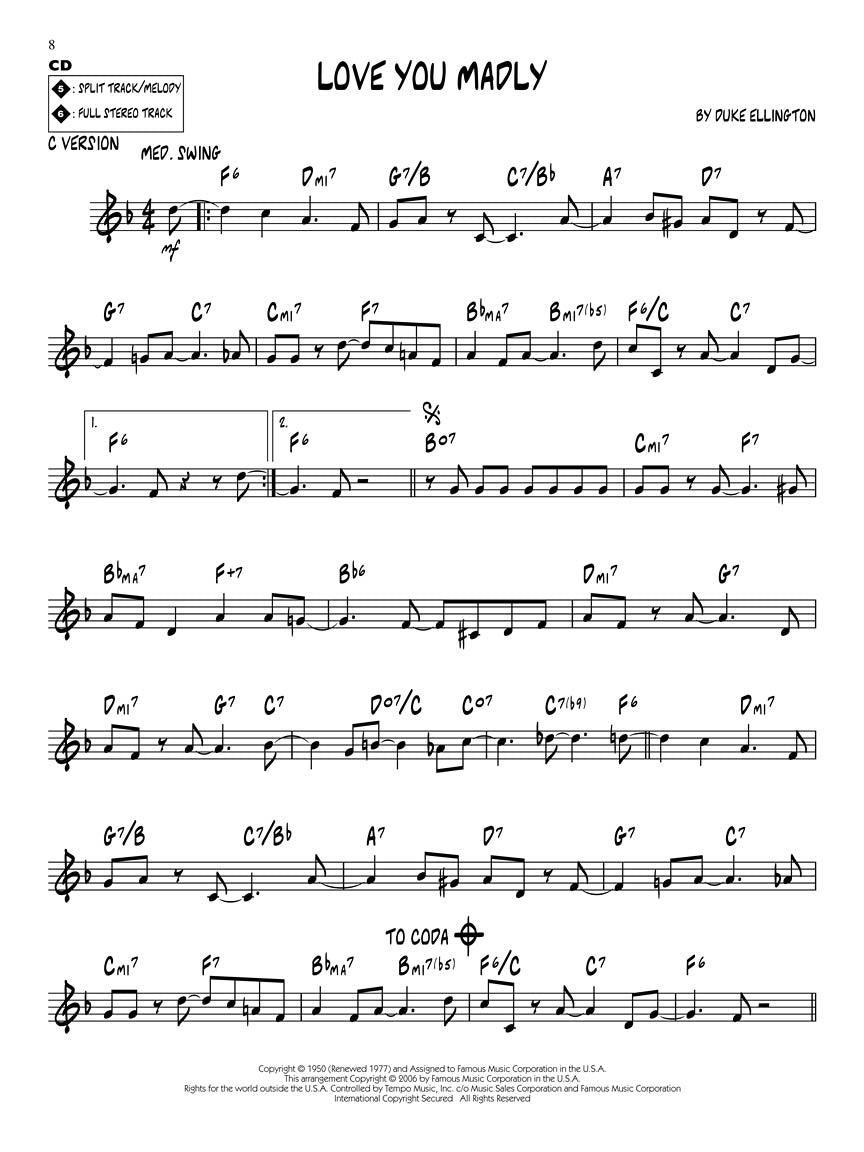 Moonlight In Vermont - Jazz Play Along Volume 54 Book/Cd