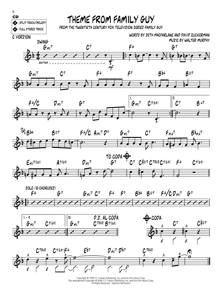 Tv Tunes - Jazz Play Along Volume 64 Book/Cd