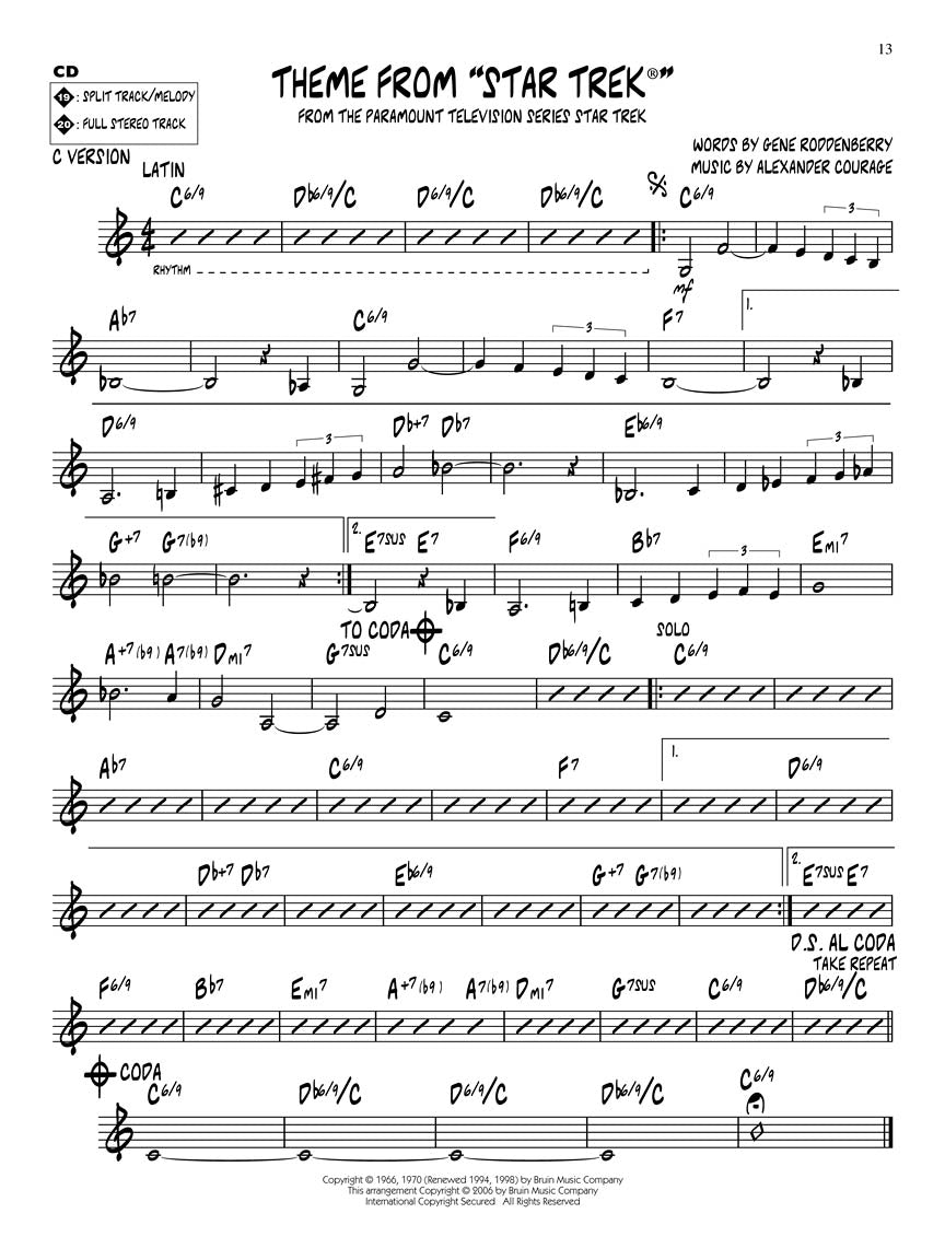 Tv Tunes - Jazz Play Along Volume 64 Book/Cd