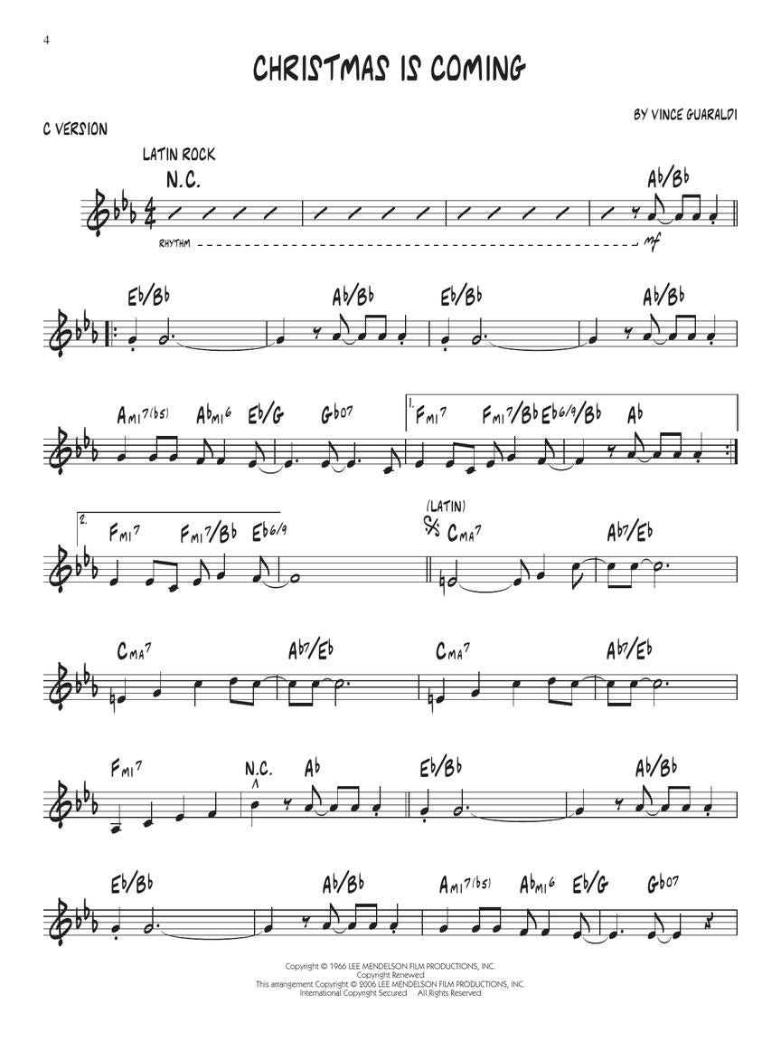 Charlie Brown Christmas - Jazz Play Along Volume 66 Book/Cd