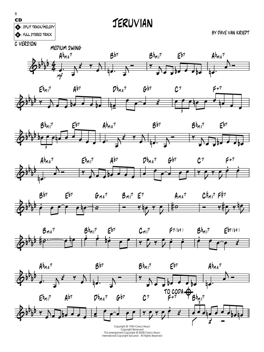 Paul Desmond - Jazz Play Along Volume 75 Book/Cd