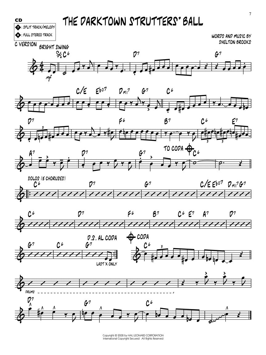 Dixieland Jazz Play Along Volume 87 Book/Cd