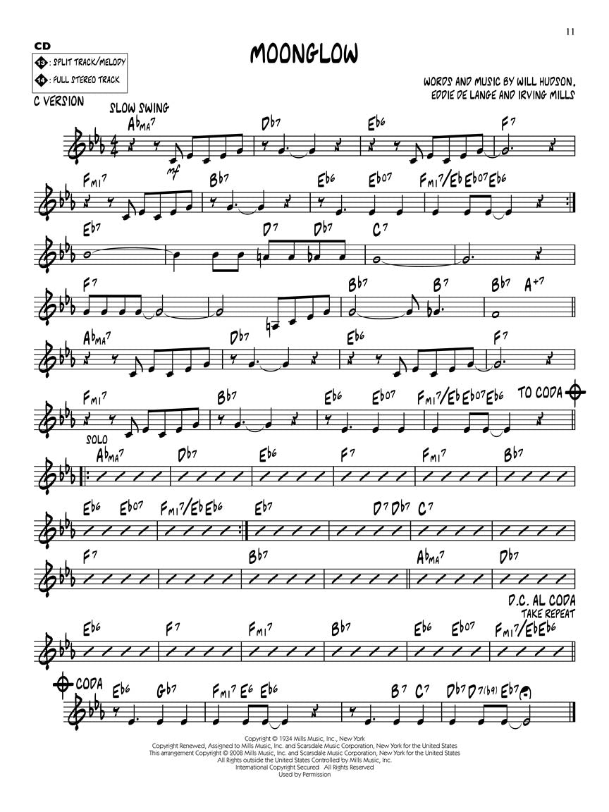 Slo' Jazz - Jazz Play Along Volume 106 Book/Cd