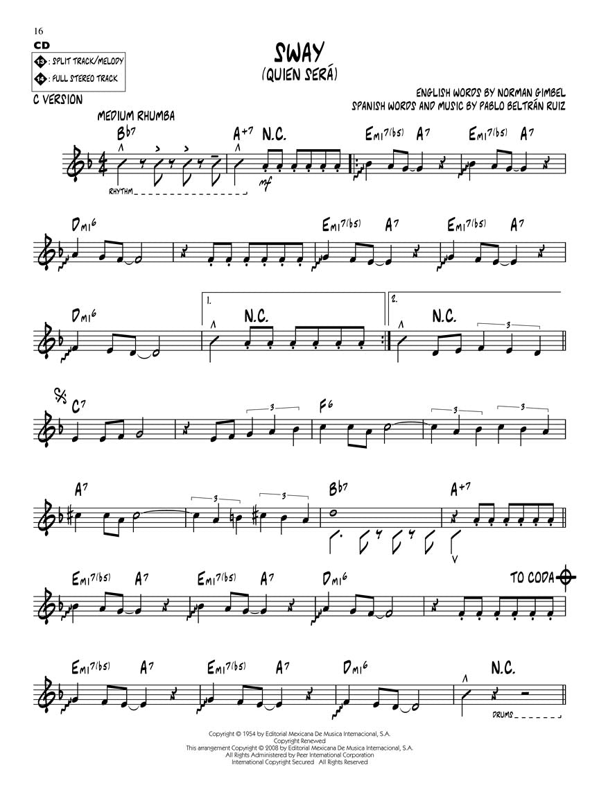 Jazz At The Lounge - Jazz Play Along Volume 95 Book/Cd