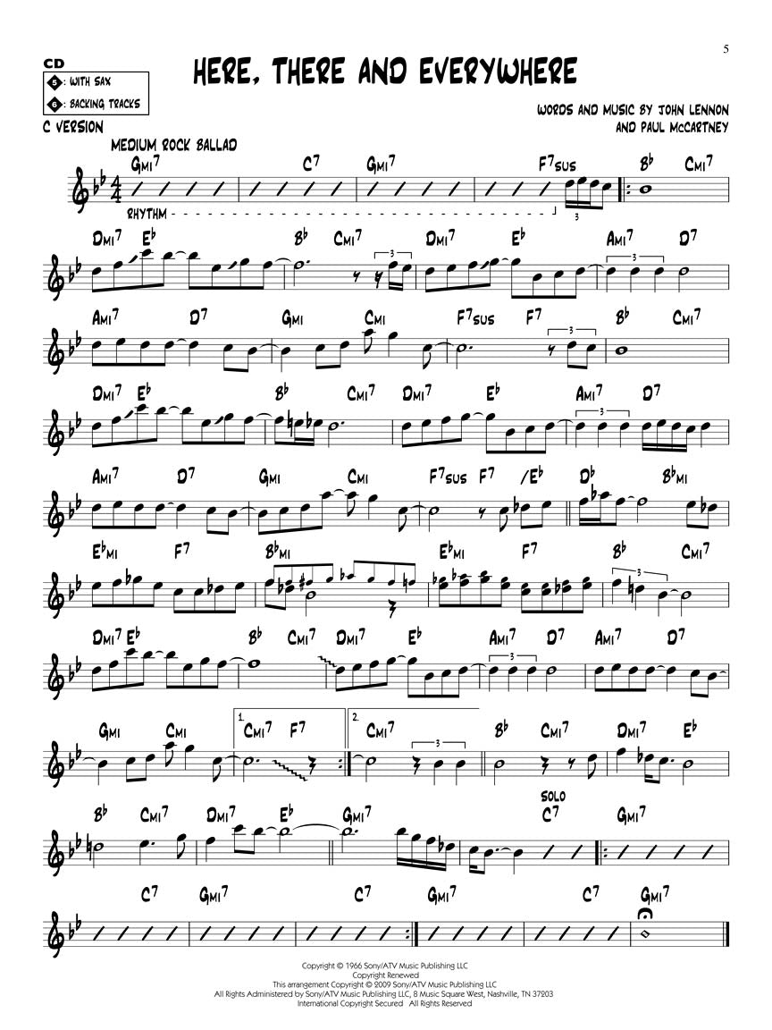 Maybe Im Amazed Howie Casey - Jazz Play Along Volume 97 Book/Cd