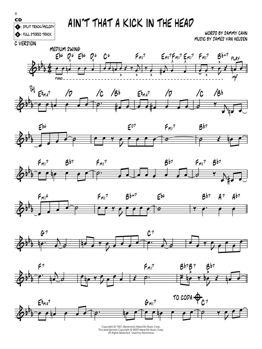 Swinging Standards - Jazz Play Along Volume 99 Book/Cd