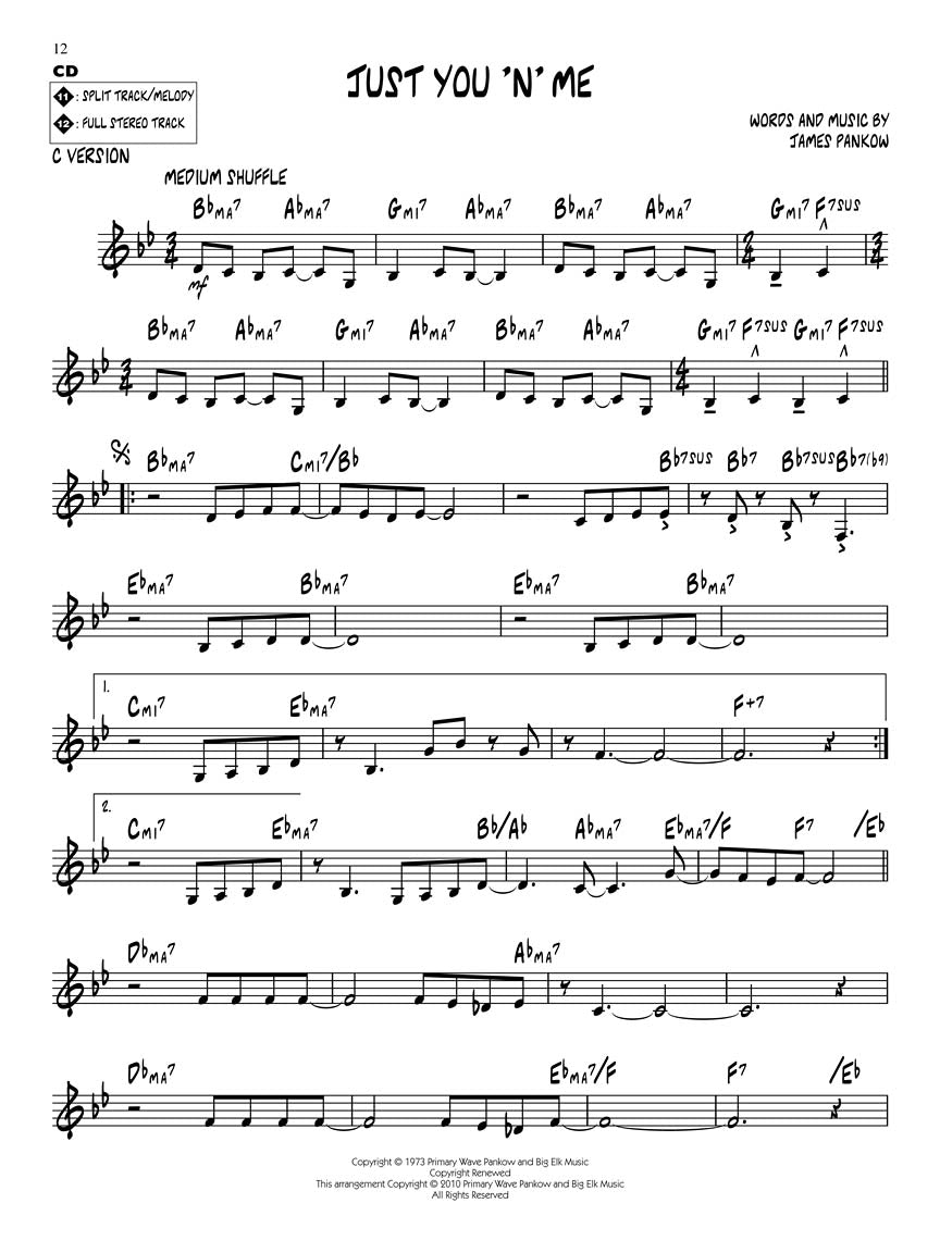 Jazz-Rock Horn Hits - Jazz Play Along Volume 124 Book/Cd