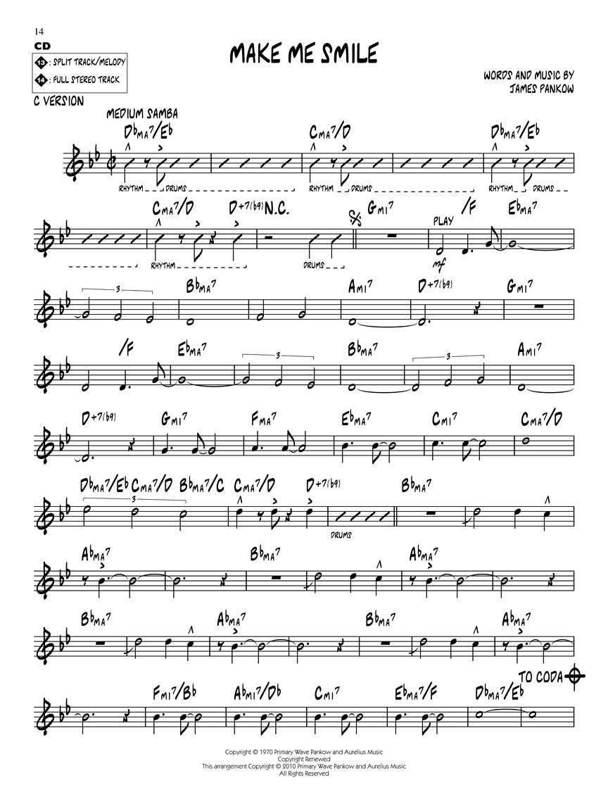 Jazz-Rock Horn Hits - Jazz Play Along Volume 124 Book/Cd