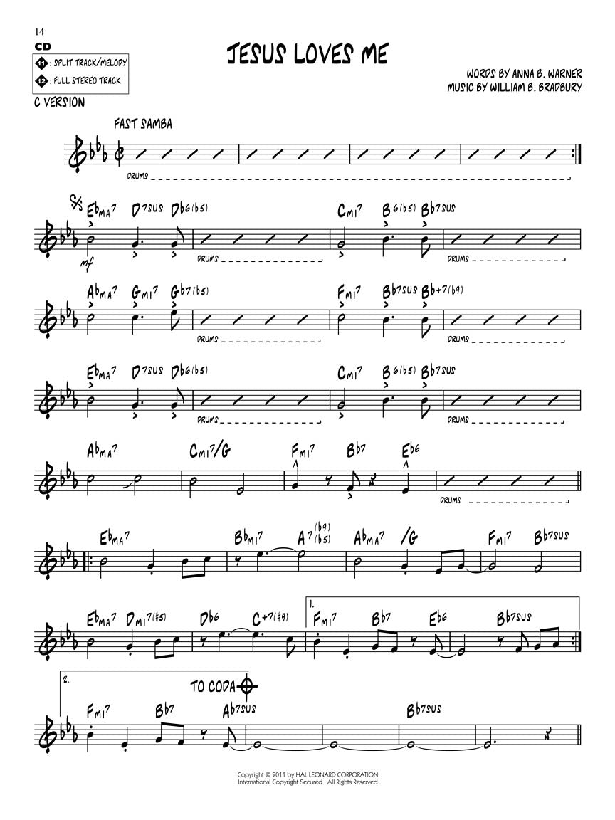 Hymns - Jazz Play Along Volume 157 Book/Cd