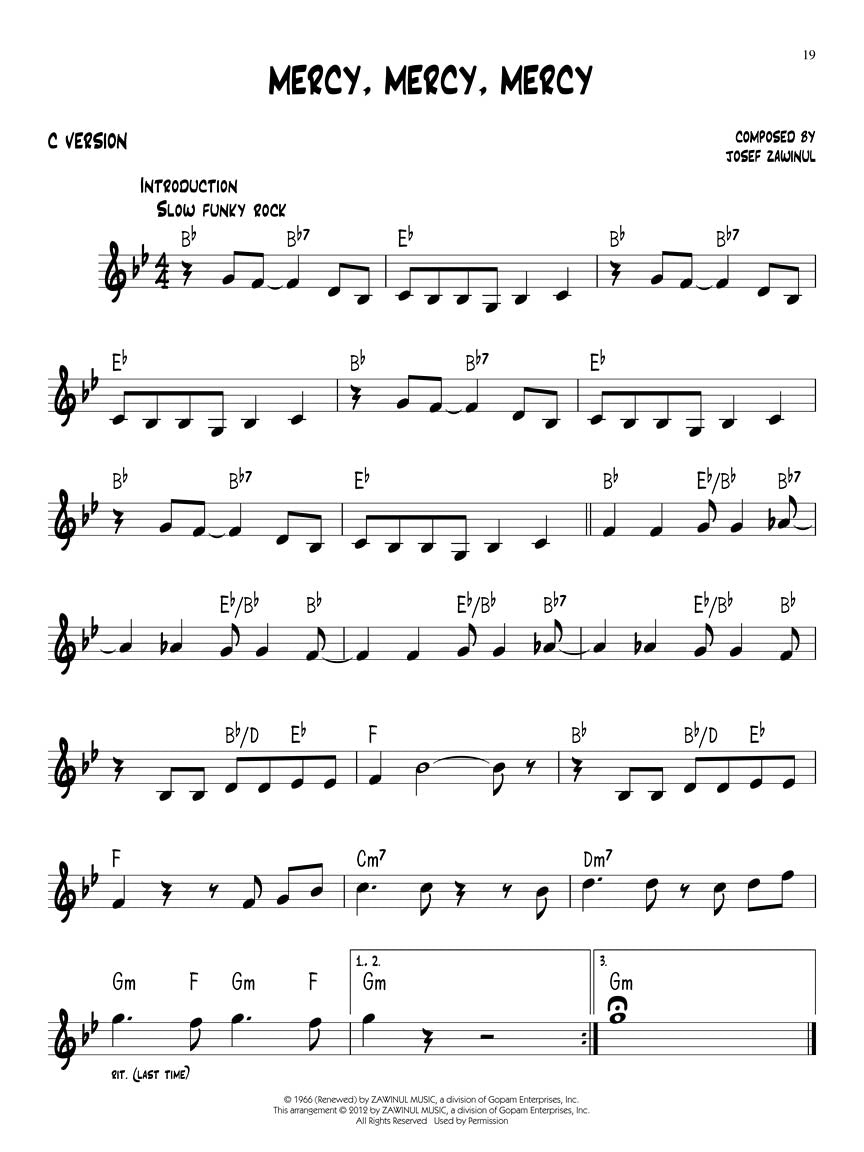 Easy Jazz Classics - Easy Jazz Play Along Volume 3 Book/Cd