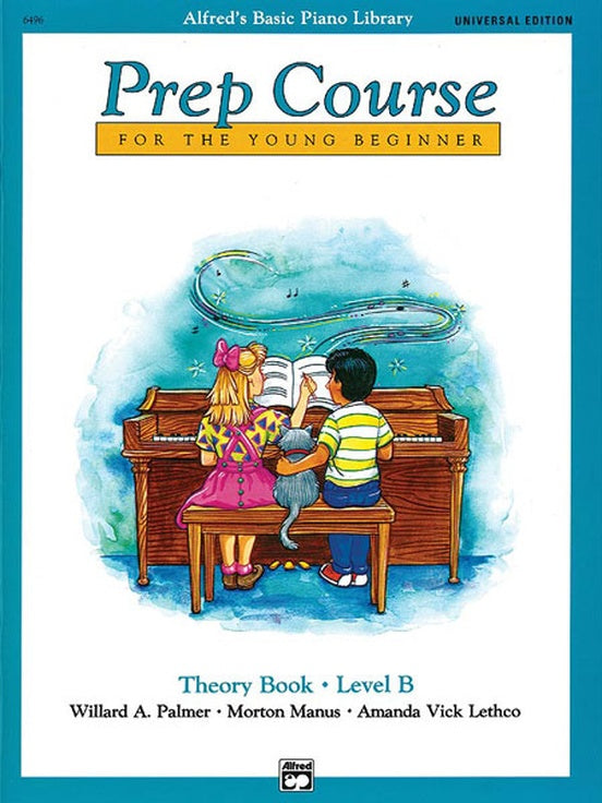 Alfred's Basic Piano Prep Course - Theory Level B Book (Universal Edition)