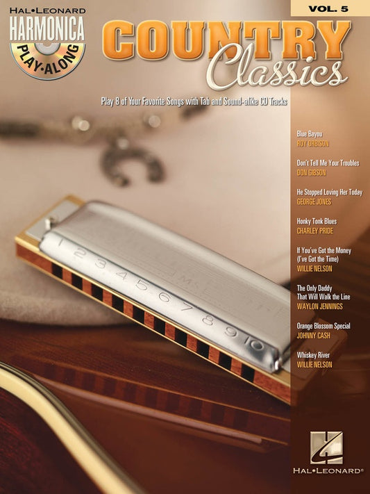 Country Classics Harmonica Play Along V5 Bk/Cd