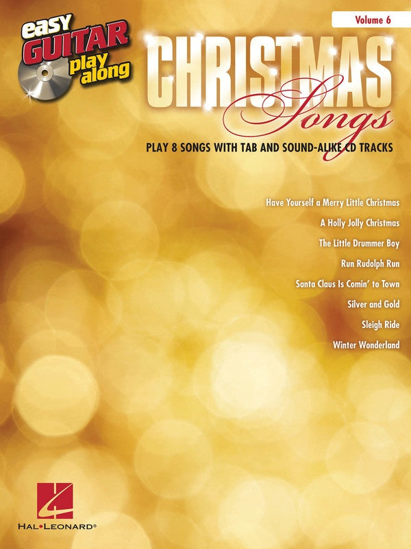 Christmas Songs - Easy Guitar Play Along Volume 6 Book/Cd