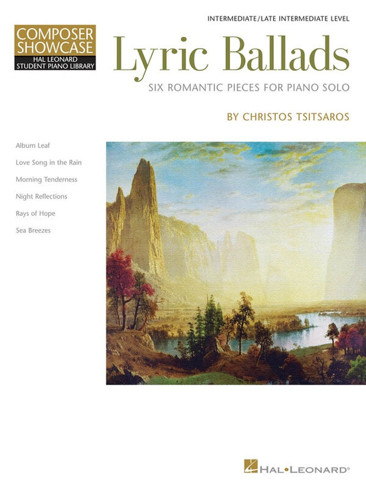 Lyric Ballads Piano Solos Intermediate Level