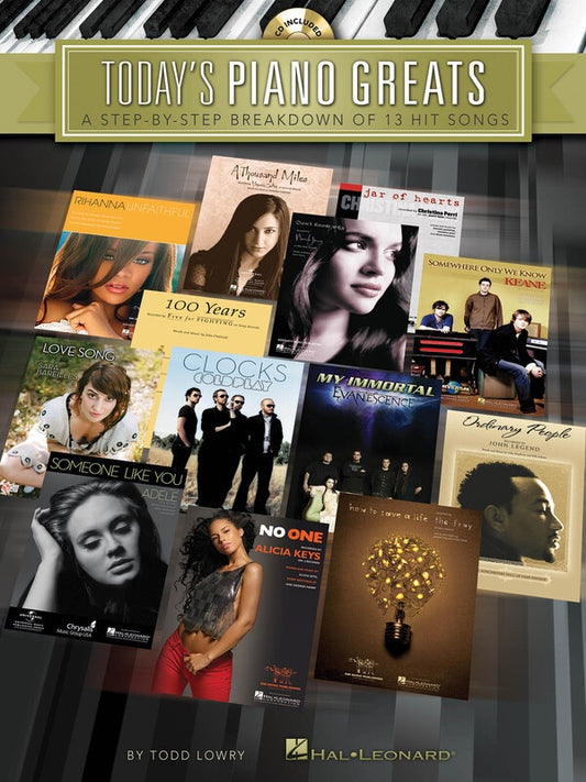 Todays Piano Greats Bk/Cd
