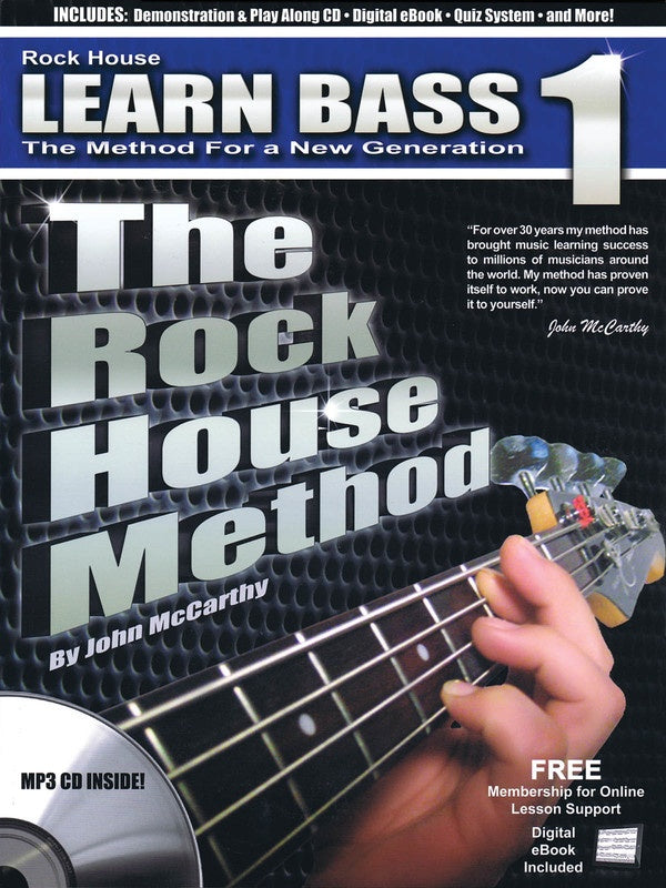 Rock House Method Learn Bass 1 Book/Cd