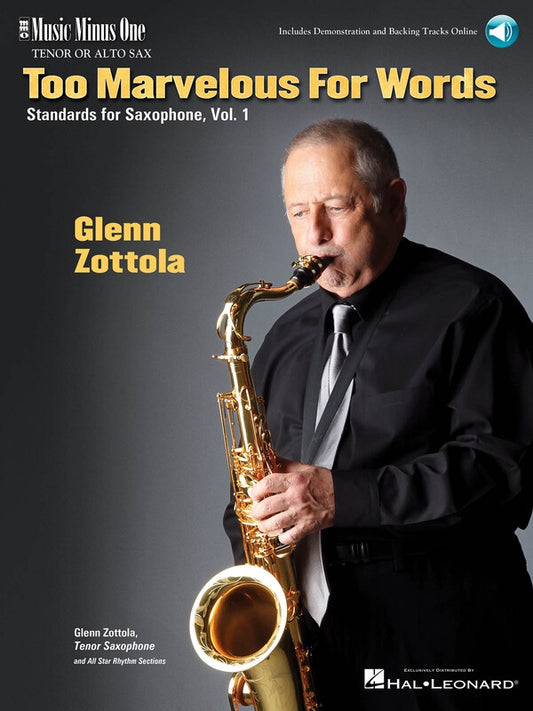 Too Marvelous For Words Tenor Sax Vol 1 Bk/Cd