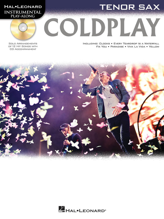 Coldplay Play Along For Tenor Saxophone Book/Cd