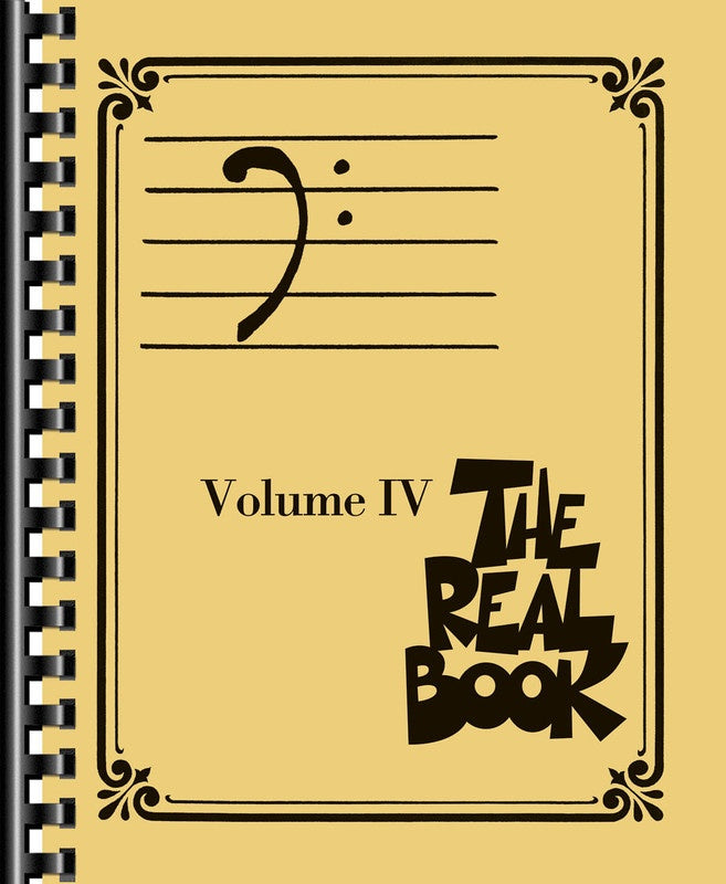 The Real Book - Volume 4 Bass Clef Edition (400 Songs)